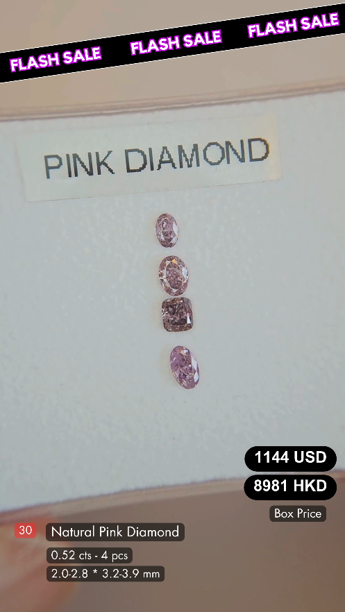 Natural Pink Diamond Deal (0.52 cts)
