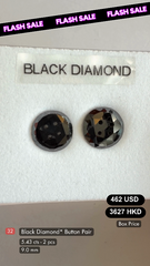 Black Diamond* Button Pair Deal (5.43 cts)