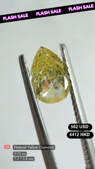 Natural Yellow Diamond Deal (0.72 cts)