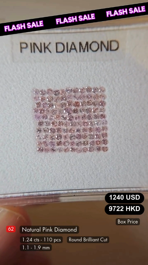 Natural Pink Diamond Deal (1.24 cts)