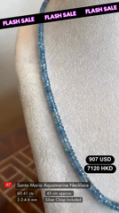 Santa Maria Aquamarine Neclace Deal (60.41 cts)