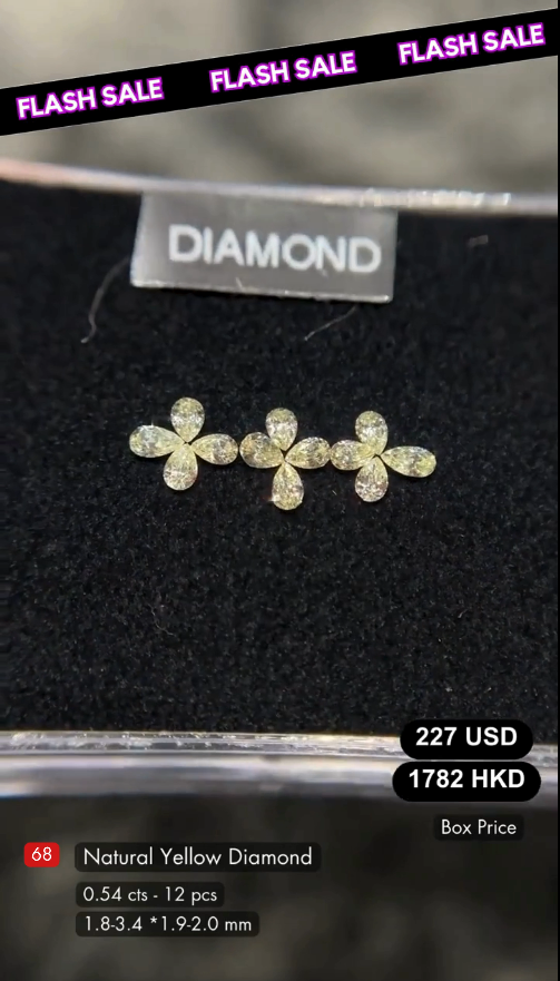 Natural Yellow Diamond Deal (0.54 cts)