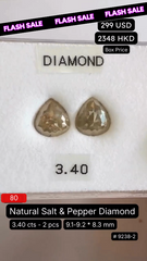 Natural Salt & Pepper Diamond Deal (3.40 cts)