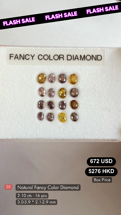 Natural Fancy Color Diamond Deal (2.10 cts)