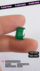 Vivid Green Emerald Deal (4.46 cts)