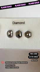 Natural Salt & Pepper Diamond Deal (4.76 cts)