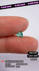 Neon Green Paraiba Deal (0.41 cts)
