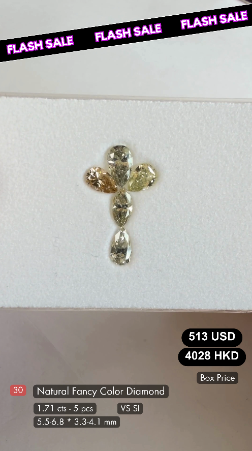 Natural Fancy Color Diamond Deal (1.71 cts)