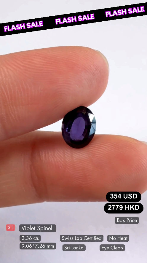Violet Spinel Deal (2.36 cts)
