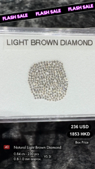 Natural Light Brown Diamond Deal (0.84 cts)