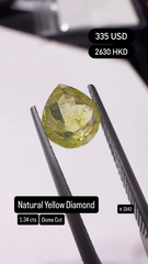 Natural Yellow Diamond Deal (1.34 cts)