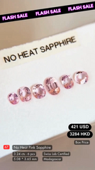 No Heat Pink Sapphire Deal (3.24 cts)