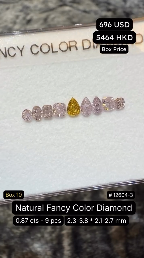 Natural Fancy Color Diamond Deal (0.87 cts)