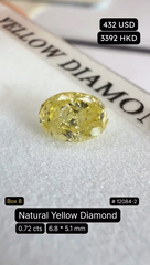Natural Yellow Diamond Deal (0.72 cts)