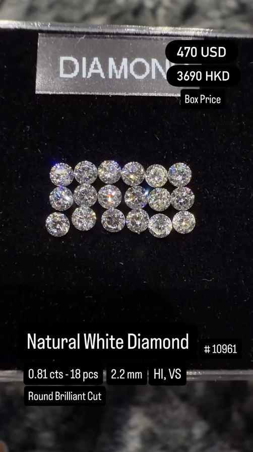 Natural White Diamond Deal (0.81 cts)