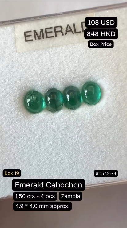 Emerald Cabochon Deal (1.50 cts)