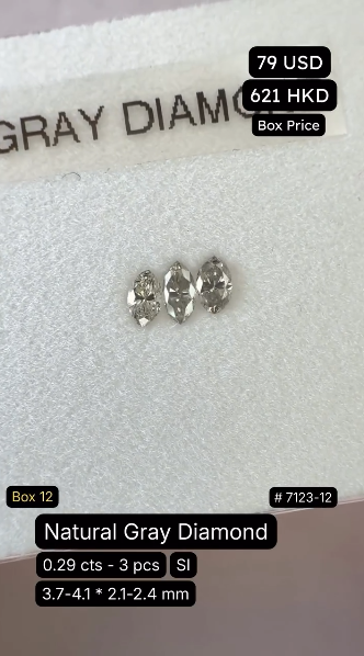 Natural Grey Diamond Deal (0.29 cts)
