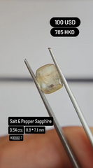 Salt & Pepper Sapphire Deal (3.54 cts)