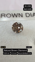 Natural Brown Diamond Deal (0.35 cts)