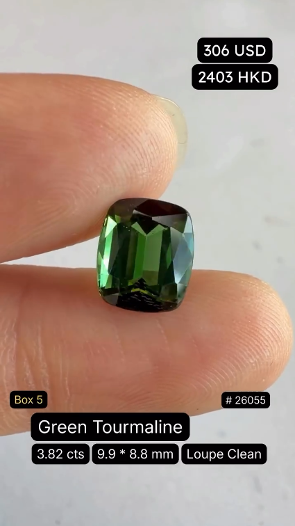 Green Tourmaline Deal (3.82 cts)
