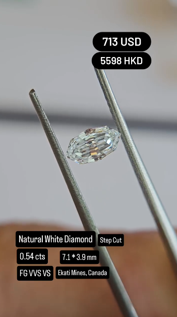 Natural White Diamond Deal (0.54 cts)