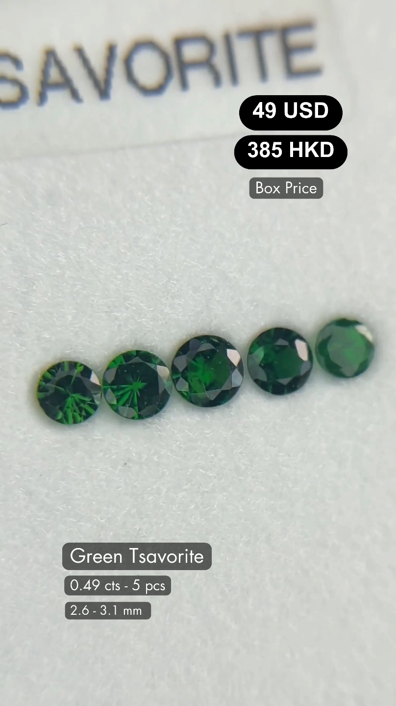 Green Tsavorite Deal (0.49 cts)