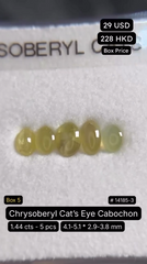 Chrysoberyl Cats Eye Cabochon Deal (1.44 cts)
