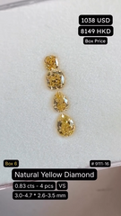 Natural Yellow Diamond Deal (0.83 cts)