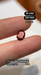 Orangy Red Tourmaline Deal (1.41 cts)