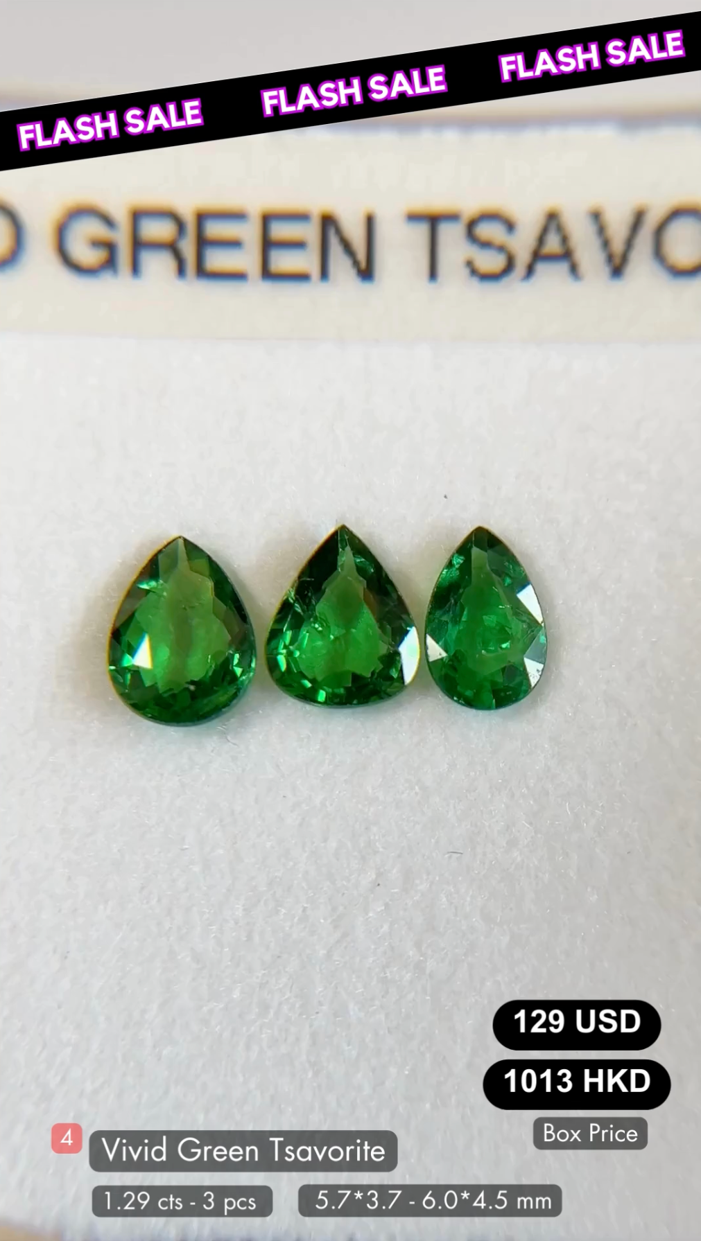 Tsavorite Deal ( 1.29 cts)