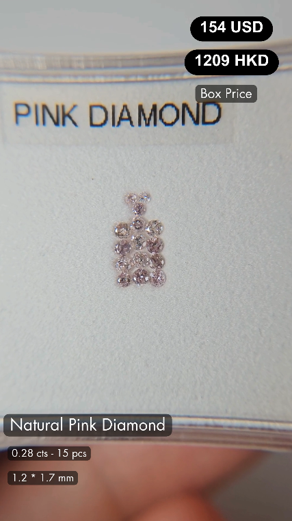 Natural Pink Diamond Deal (0.28 cts)