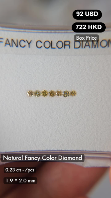 Natural Fancy Color Diamond Deal (0.23 cts)