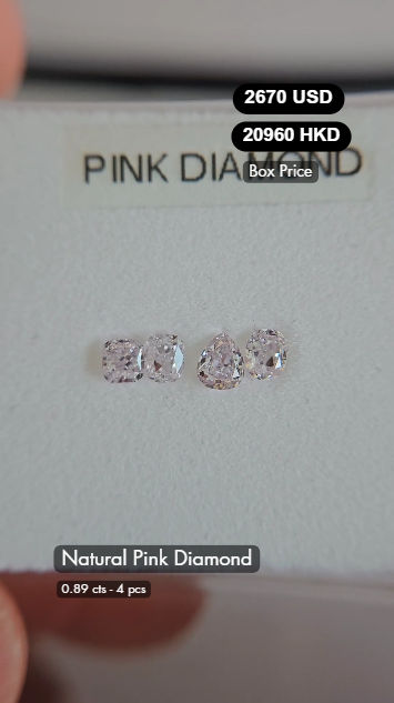 Natural Pink Diamond Deal (0.89 cts)