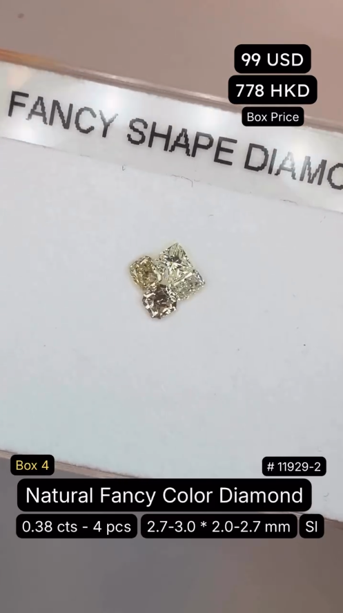 Natural Fancy Color Diamond Deal (0.38 cts)