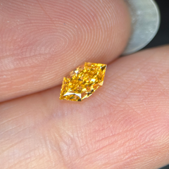 Fancy Intense Orange Yellow Diamond (0.50 Cts)