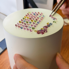 Natural Rainbow Sapphires (34.10 cts)