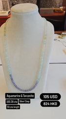 Aquamarine & Tanzanite Beads Deal (100.28 cts)