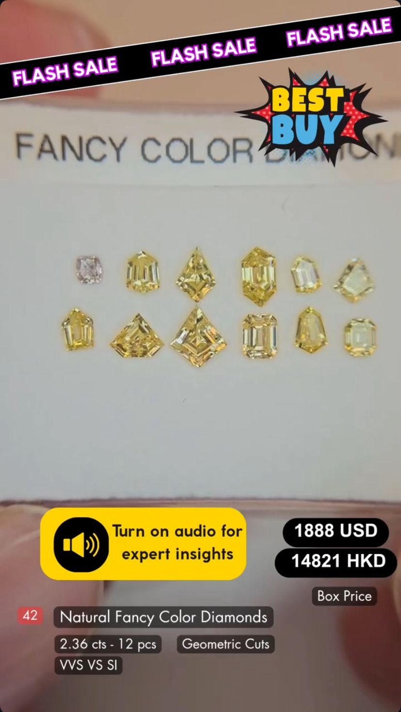 Natural Fancy Color Diamond Deal  (2.36 Cts)