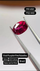 Vivid Purplish Pink Rubellite Deal (1.98 cts)