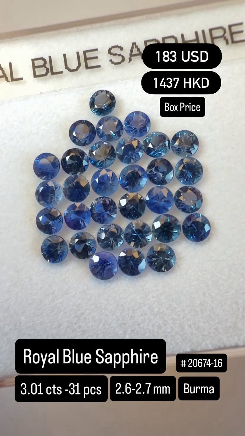 Royal Blue Sapphire Deal (3.01 cts)