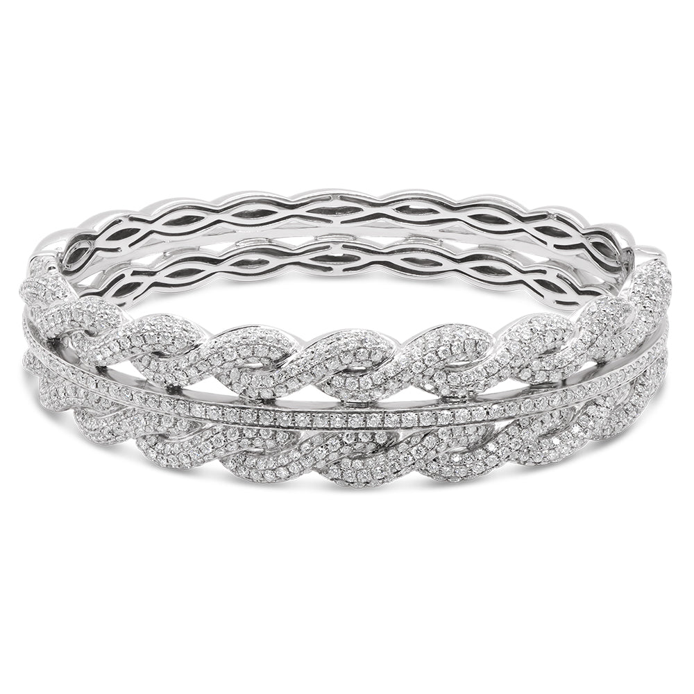 White Diamond Bangle