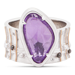 Sapphire Slice Ring