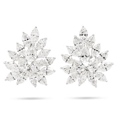 White Diamond Earrings