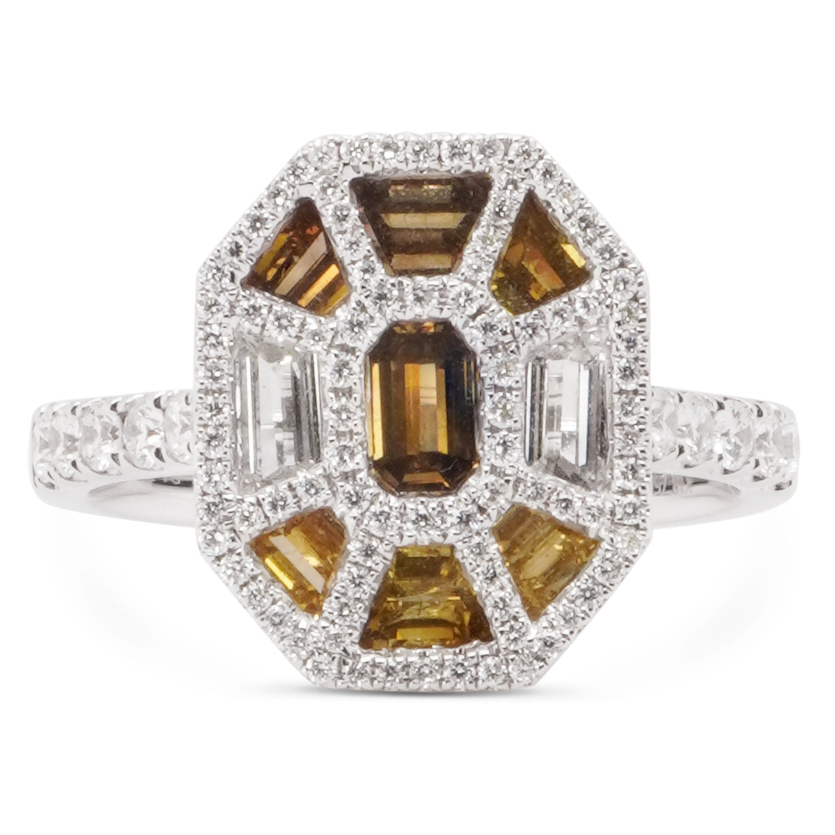 Pie Cut Diamond Ring