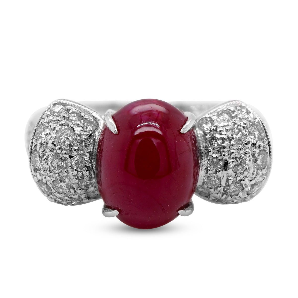 Ruby Cabochon Ring