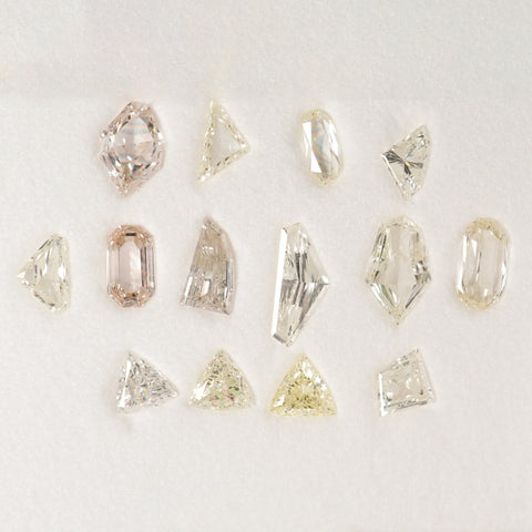 Natural Fancy White Diamonds  (2.08 cts)