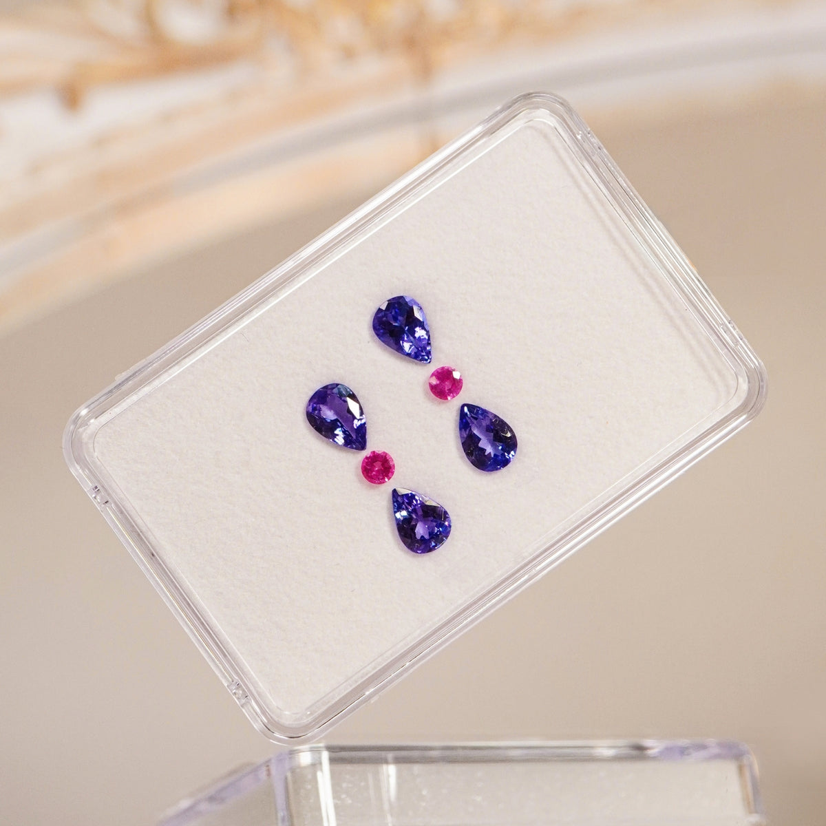 Tanzanite & Mahenge Spinel Curated Earring Set (3.11 cts)