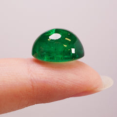 Vivid Green Emerald Cabochon (12.94 cts)
