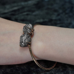 Raw Diamond Bangle