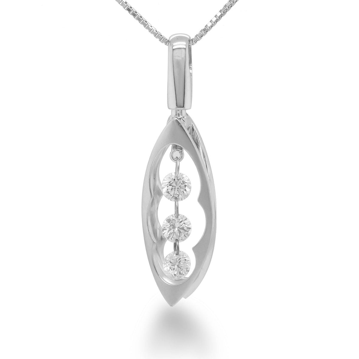 White Diamond Necklace